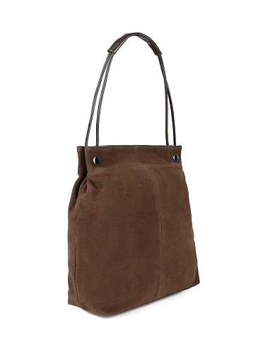 Женская сумка хобо MIRATON замшевая зеленая - фото 3 - Miraton