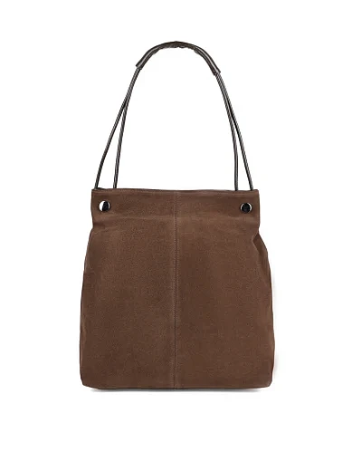 Женская сумка хобо MIRATON замшевая зеленая - фото 4 - Miraton