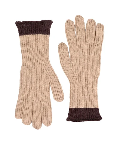 Перчатки тканевые бежевые - фото 1 - Miraton