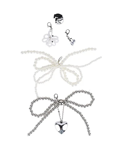 Набір прикрас для взуття підвіски та перли(DM-4) - фото 1 - Miraton