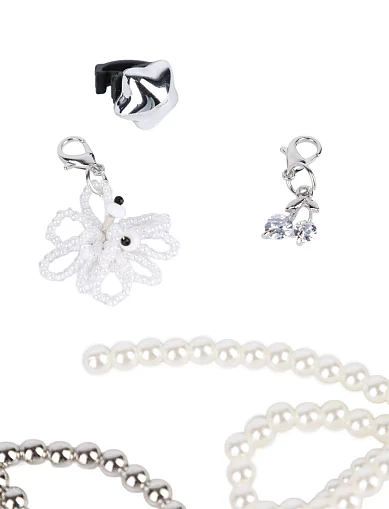 Набір прикрас для взуття підвіски та перли(DM-4) - фото 2 - Miraton