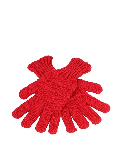 Рукавички тканинні червоні(GV-1473-3) - фото 2 - Miraton