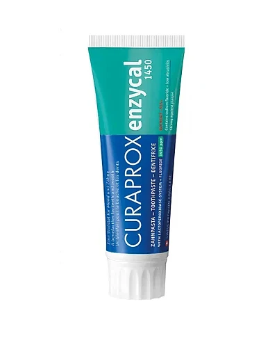 Зубная паста ферментная Enzycal 1450 ppm, 75 мл. - фото 1 - Miraton