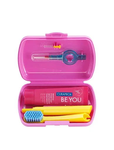 Дорожный набор BE YOU розовый - фото 1 - Miraton