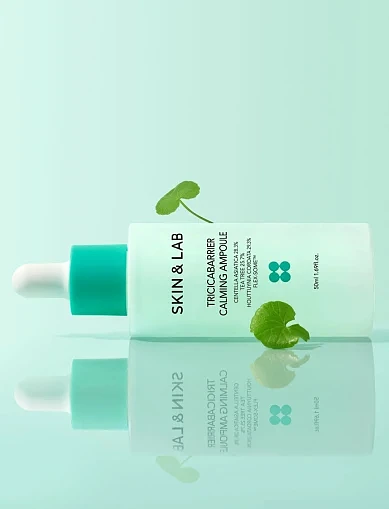 Успокаивающая сыворотка SKIN&LAB Tricicabarrier Calming Ampoule - фото 3 - Miraton