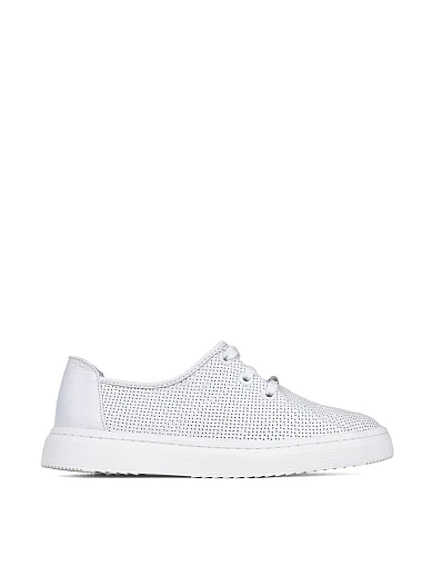 Женские кеды Attizzare кожаные белые - фото 1 - Miraton