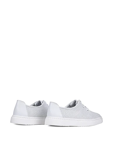 Женские кеды Attizzare кожаные белые - фото 4 - Miraton