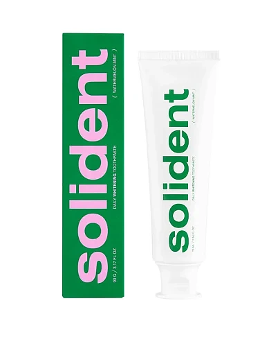 Щоденна відбілювальна зубна паста Solident Watermelon mint / кавун-м'ята, 90 G(Щоденна відбілювальна зубна паста Solident Waterme) - фото 1 - Miraton