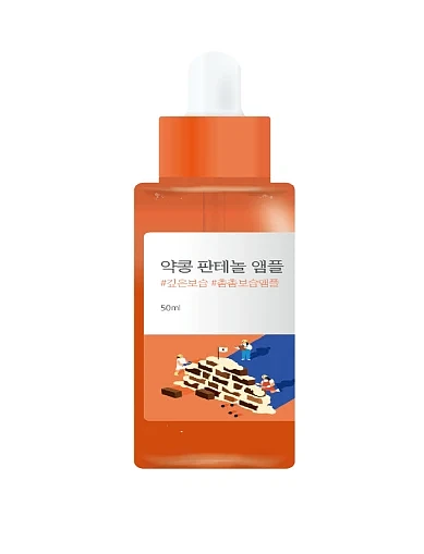 Серум з екстрактом соєвих бобів та пантенолом Round Lab Soybean Panthenol Ampoule(ROUND LAB Soybean Panthenol Ampoule 50 ml Концентр) - фото 1 - Miraton