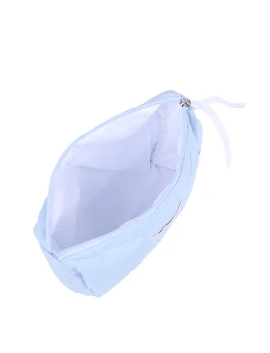 Косметичка тканинна блакитна(PK-13) - фото 3 - Miraton