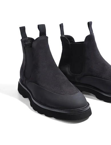 Чоловічі черевики Miguel Miratez замшеві сірі (2359DH-10-680R) - фото 5 - Miraton