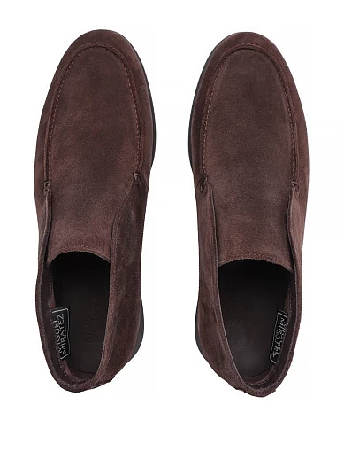 Мужские ботинки Miguel Miratez замшевые коричневые - фото 2 - Miraton