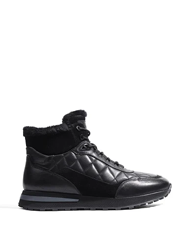 Чоловічі черевики MIRATON замшеві чорні (M833X-01-D01/MU5M) - фото 1 - Miraton