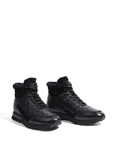 Чоловічі черевики MIRATON замшеві чорні (M833X-01-D01/MU5M) - фото 3 - Miraton