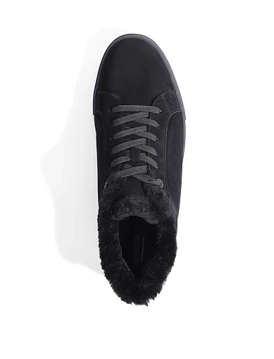 Чоловічі кеди MIRATON замшеві чорні (813A-02-Y1/A8M) - фото 2 - Miraton