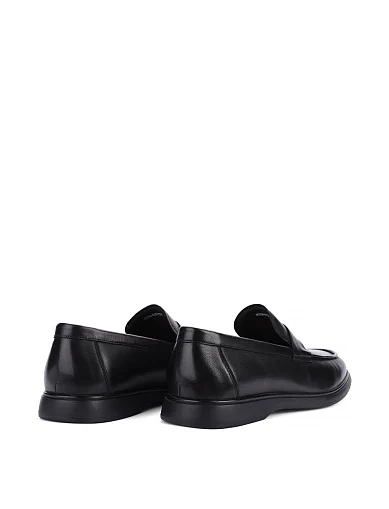 Чоловічі туфлі лофери Miguel Miratez шкіряні чорні (M059A-610-TY1) - фото 4 - Miraton