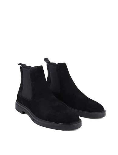 Мужские ботинки челси MIRATON замшевые черные - фото 4 - Miraton