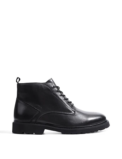 Мужские ботинки Miguel Miratez кожаные черные - фото 1 - Miraton