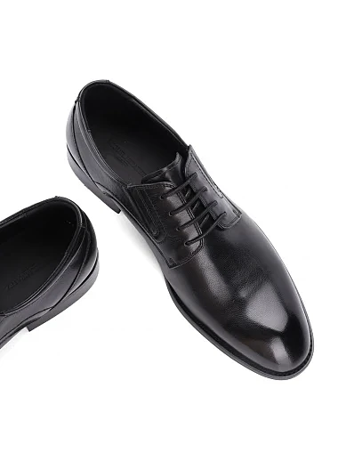 Чоловічі туфлі Miguel Miratez шкіряні чорні (1305-102A-T1) - фото 2 - Miraton