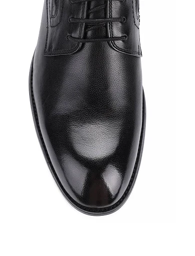 Чоловічі туфлі Miguel Miratez шкіряні чорні (1305-102A-T1) - фото 5 - Miraton