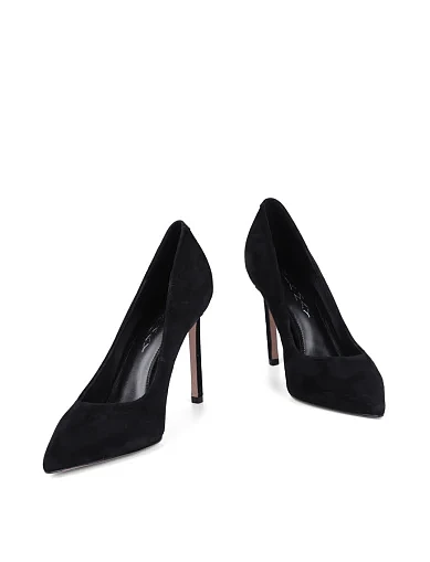 Женские туфли Mia May велюровые черные - фото 2 - Miraton