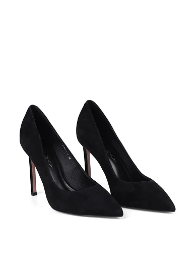 Женские туфли Mia May велюровые черные - фото 3 - Miraton