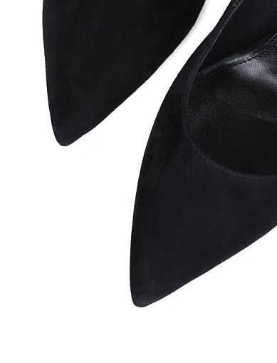 Женские туфли Mia May велюровые черные - фото 5 - Miraton