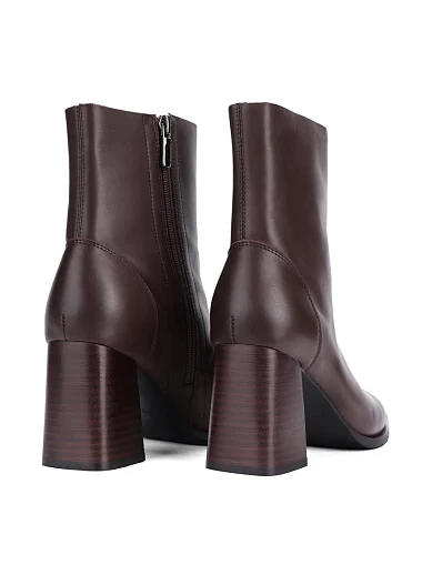 Женские ботинки MIRATON кожаные коричневые - фото 4 - Miraton