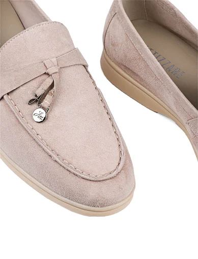 Жіночі сліпери Attizzare велюрові сірі(Y935-2-E) - фото 5 - Miraton