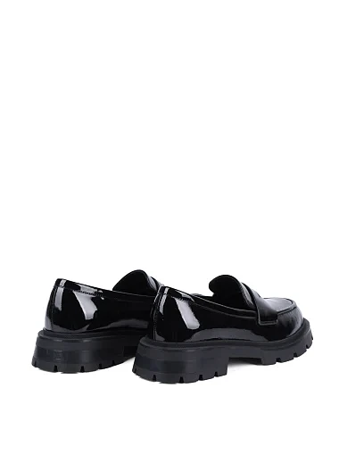 Жіночі туфлі MIRATON з наплаку чорні(2029-6-1) - фото 4 - Miraton