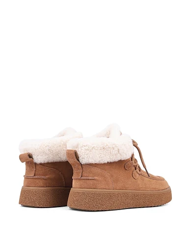 Жіночі черевики Attizzare велюрові бежеві(BR2023-6-1) - фото 5 - Miraton