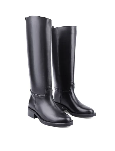 Женские сапоги Attizzare кожаные черные - фото 3 - Miraton