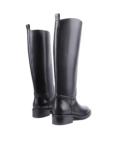 Женские сапоги Attizzare кожаные черные - фото 4 - Miraton