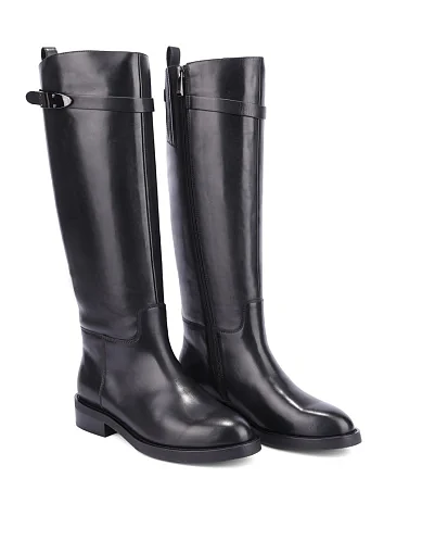 Жіночі чоботи Attizzare шкіряні чорні(A708-1626-1) - фото 3 - Miraton