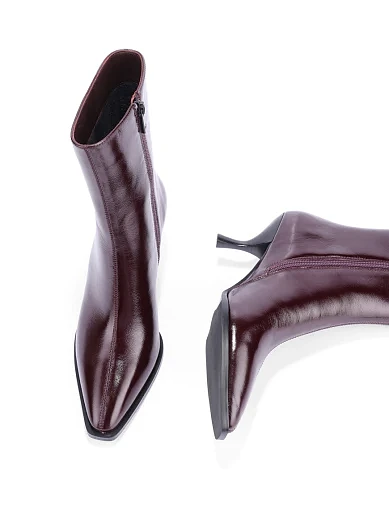 Жіночі черевики MIRATON шкіряні бордові(8111X-0906-N462) - фото 2 - Miraton