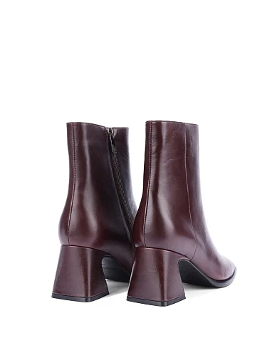 Жіночі черевики MIRATON шкіряні бордові(8099-0611) - фото 4 - Miraton