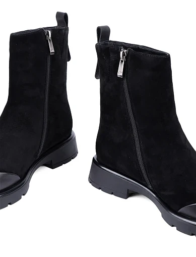 Женские ботинки Attizzare велюровые черные - фото 2 - Miraton