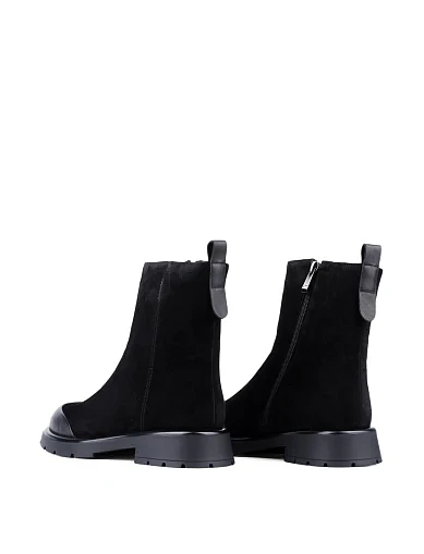 Женские ботинки Attizzare велюровые черные - фото 4 - Miraton