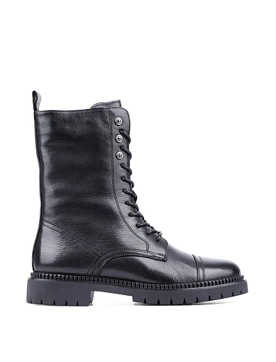 Женские ботинки Attizzare кожаные черные - фото 1 - Miraton