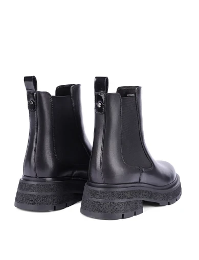 Женские ботинки челси MIRATON кожаные черные - фото 4 - Miraton