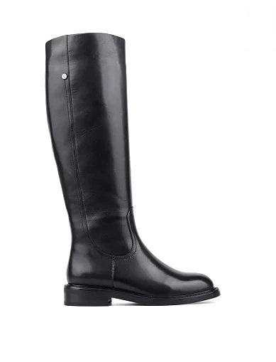 Жіночі чоботи Attizzare шкіряні чорні(XL23171-6-1) - фото 1 - Miraton