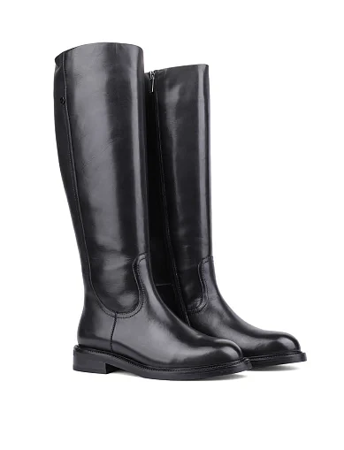 Жіночі чоботи Attizzare шкіряні чорні(XL23171-6-1) - фото 3 - Miraton