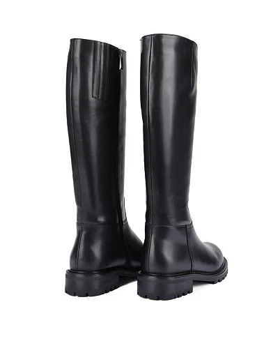 Женские сапоги Attizzare кожаные черные - фото 4 - Miraton