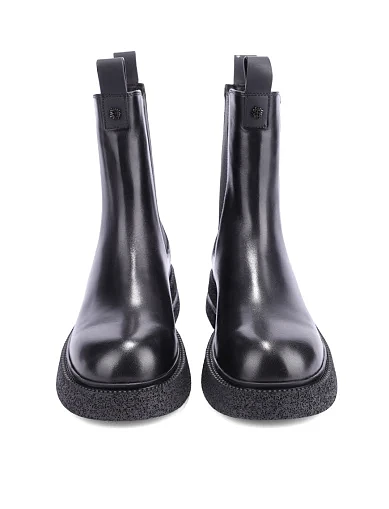 Женские ботинки челси Attizzare кожаные черные - фото 5 - Miraton