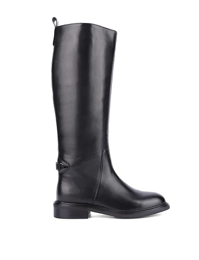 Женские сапоги Attizzare кожаные черные - фото 1 - Miraton