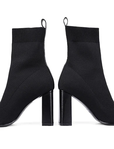 Женские ботинки MIRATON тканевые черные - фото 2 - Miraton