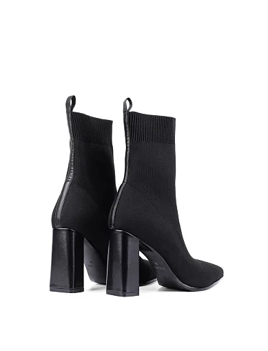 Женские ботинки MIRATON тканевые черные - фото 4 - Miraton