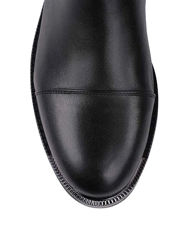 Женские ботфорты Attizzare кожаные черные - фото 4 - Miraton