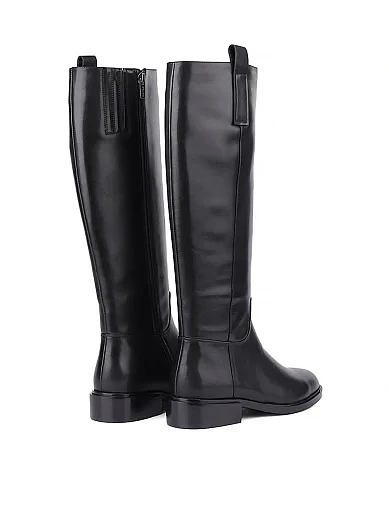 Женские сапоги Attizzare кожаные черные - фото 3 - Miraton