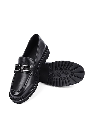 Жіночі туфлі MIRATON шкіряні чорні(NQ3682A-16L-P742) - фото 2 - Miraton